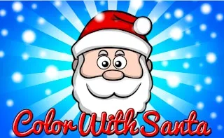 Color with Santa gameplay preview
