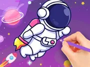 Coloring Book: Astronaut gameplay preview
