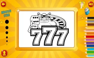 Coloring Book Casino gameplay preview