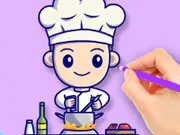 Coloring Book: Chef gameplay preview