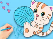 Coloring Book: Cute Cat gameplay preview