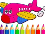 Coloring Book: Cute Plane gameplay preview