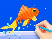 Coloring Book: Fish gameplay preview