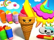 Coloring Book: Ice Cream gameplay preview