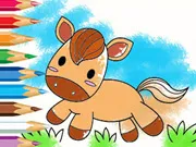 Coloring Book: Running Horse gameplay preview