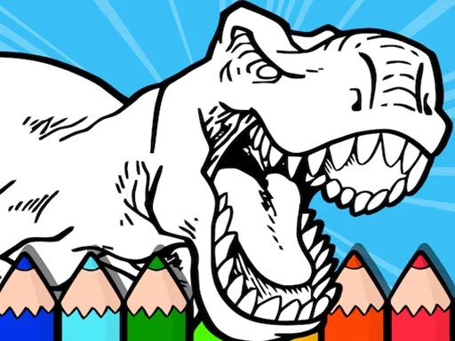Coloring Dinos For Kids gameplay preview