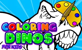 Coloring Dinosaurs for Kids gameplay preview