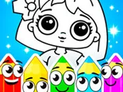 Coloring Dolls gameplay preview