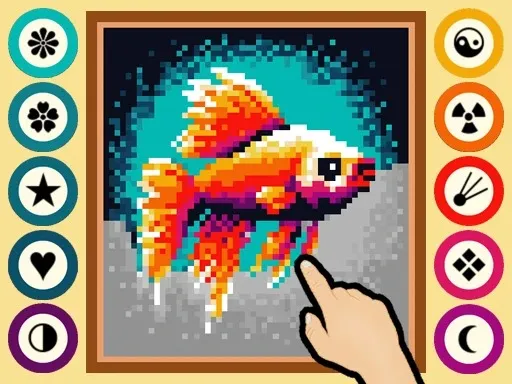 Coloring: Mosaic by Symbols gameplay preview