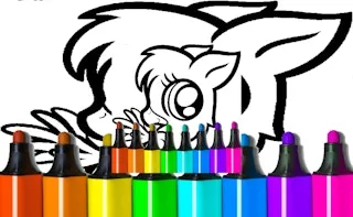 Cool Anime Animals Coloring gameplay preview