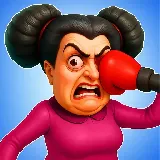 Crazy Aunty : Slap & Punch