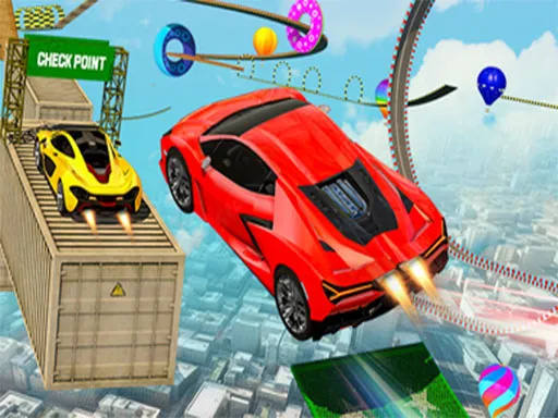 Crazy Car Stunt Descent GT gameplay preview
