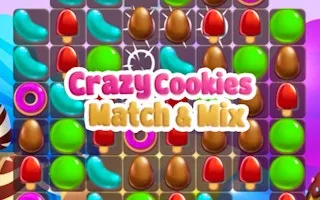 Crazy Cookies Match & Mix gameplay preview