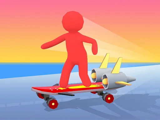 Crazy Skate Race gameplay preview