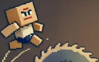 Cubeman Saw Escape gameplay preview