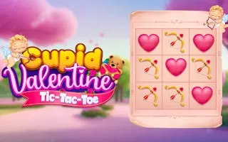 Cupid Valentine Tic Tac Toe gameplay preview