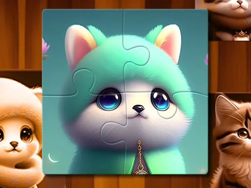Cute Cat Jigsaw gameplay preview