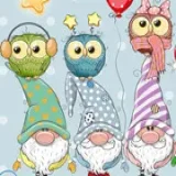 Cute Gnomes Hidden Stars