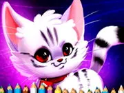 Cute Kitty Coloring gameplay preview