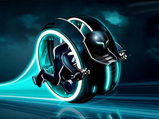 Cyber Tron biker gameplay preview