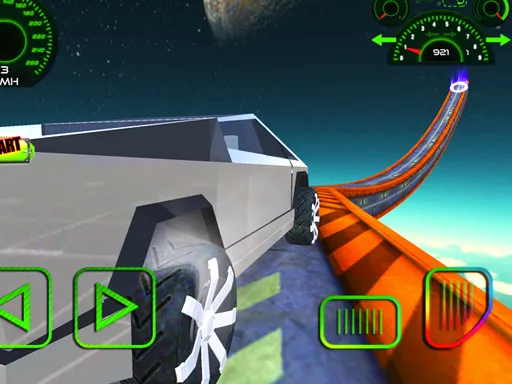 Cyber Truck Race Climb gameplay preview