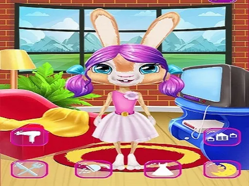 Daisy Bunny Dress up gameplay preview