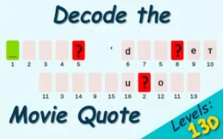 Decode the Movie Quote gameplay preview