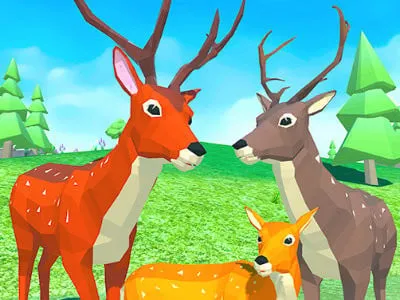 Deer Simulator: Animal Family 3D gameplay preview