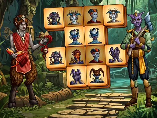 Demonic Mahjong gameplay preview