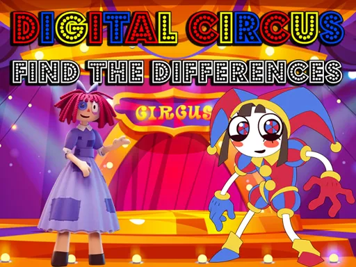 Digital Circus Find The Differences gameplay preview