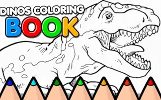Dinos Coloring Book gameplay preview