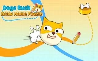 Doge Rush Draw Home Puzzle gameplay preview