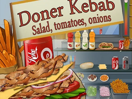 Doner Kebab : Salad Tomatoes Onions gameplay preview