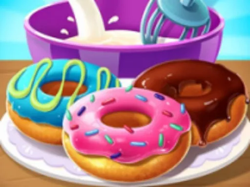 Donuts Cooking Challenge Game gameplay preview