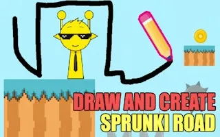 Draw and Create Sprunki Road gameplay preview