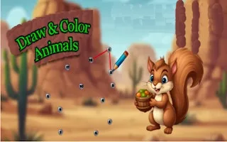 Draw & Color Animals gameplay preview