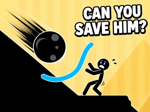 Draw Line Stickman gameplay preview