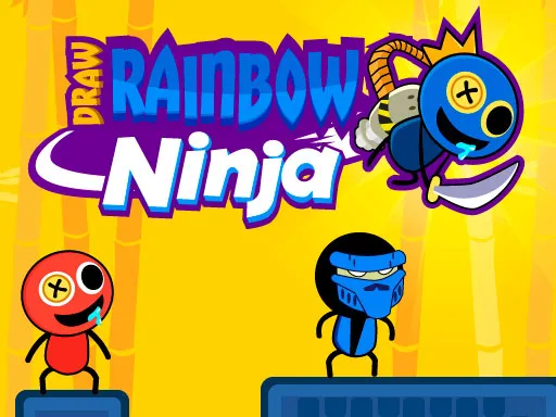 Draw Rainbow Ninja gameplay preview