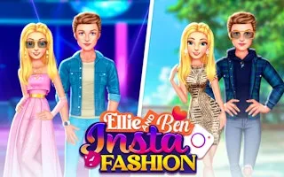 Ellie And Ben Insta Fashion gameplay preview