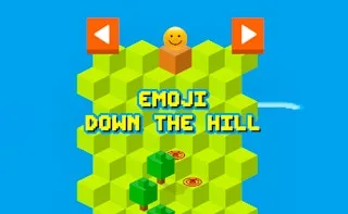 Emoji Down The Hill gameplay preview