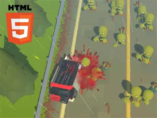 Endless Car Driving Zombie Zmash gameplay preview