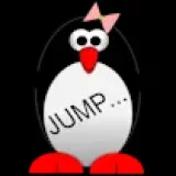 Esther the Penguin. Jump!