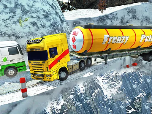 Extreme Winter Oil Tanker Truck Drive gameplay preview