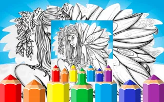 Fairy Coloring Pages gameplay preview