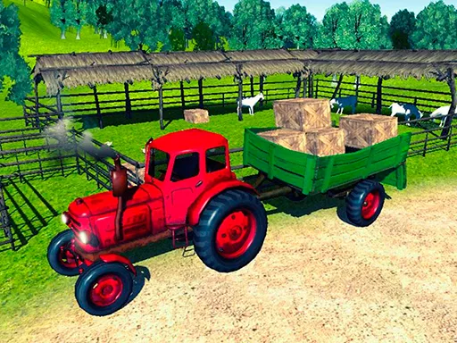 Farmer Tractor Cargo Simulation gameplay preview
