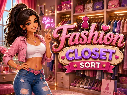 Fashion Closet Sort gameplay preview