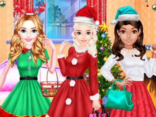 Fashion Girls Christmas Party gameplay preview