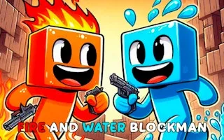Fire and Water Blockman gameplay preview