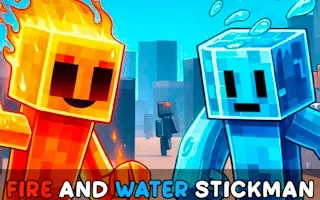 Fire and Water Stickman gameplay preview