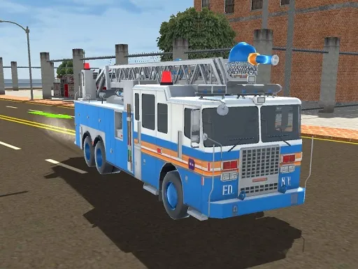 Fire Truck Driving Simulator 2024 gameplay preview